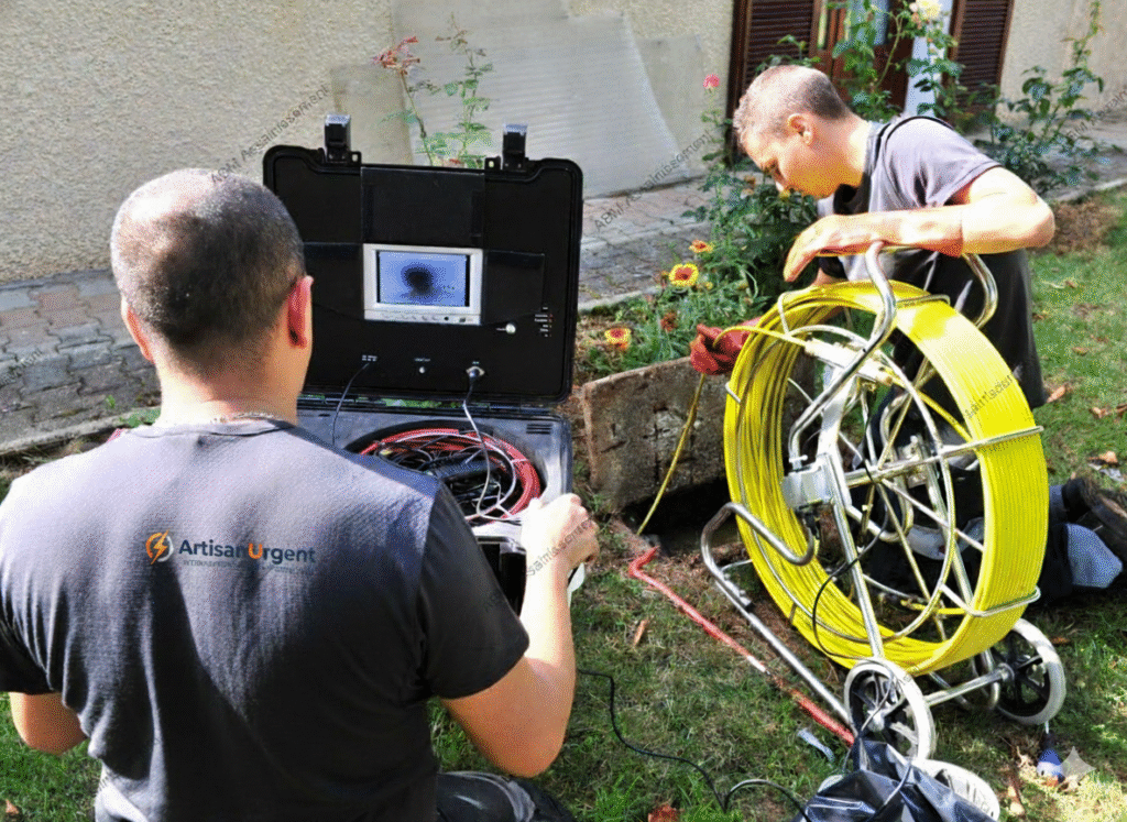 Inspection caméra de canalisation 24/7. ArtisanUrgent utilise la vidéo pour un diagnostic précis à Paris (75) et Oise (60).